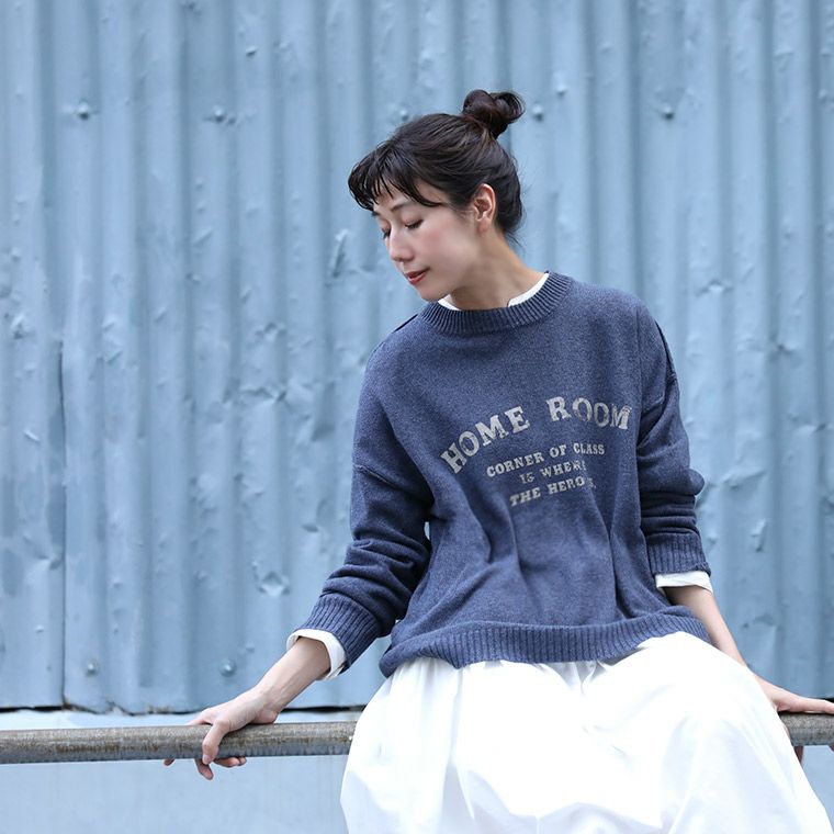 ただのニットじゃ、つまらない。スウェット生まれのロゴニット | soulberry