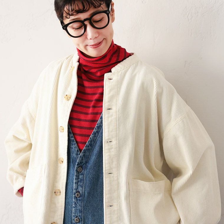 僕と私の、好きな服僕と私の、白いコーデュロイジャケット | soulberry