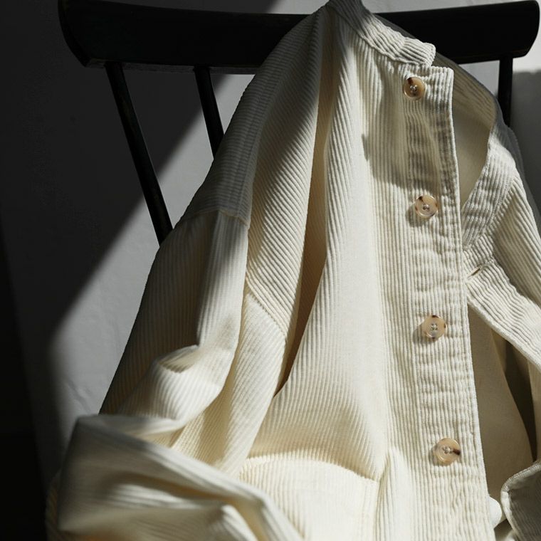 僕と私の、好きな服僕と私の、白いコーデュロイジャケット | soulberry