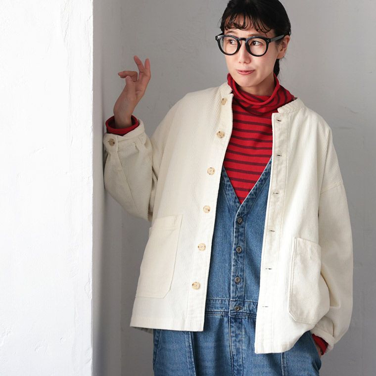 僕と私の、好きな服僕と私の、白いコーデュロイジャケット | soulberry