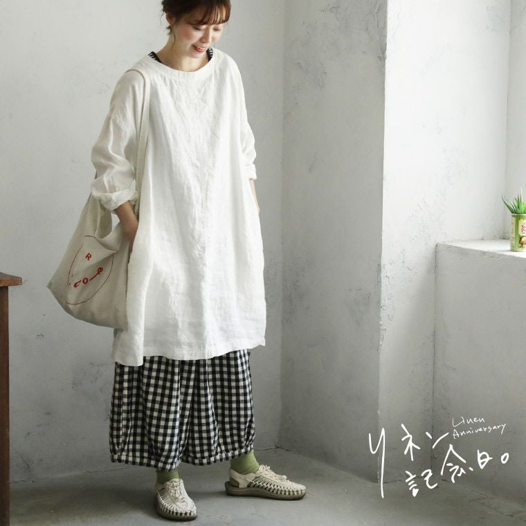 リネン記念日な、麻100%ワンピース | soulberry