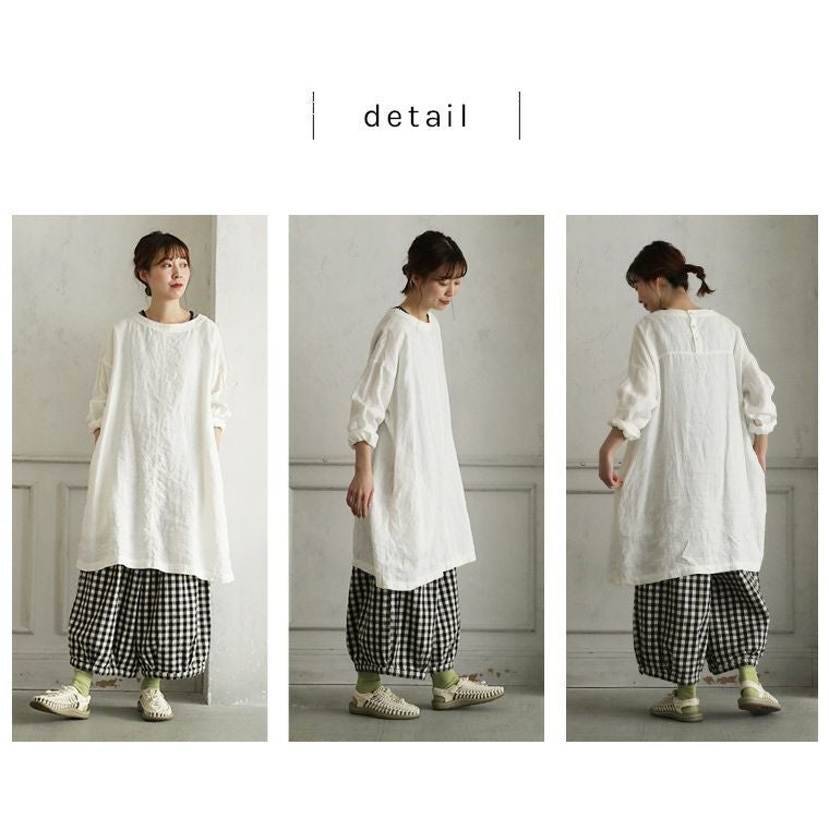 リネン記念日な、麻100%ワンピース | soulberry