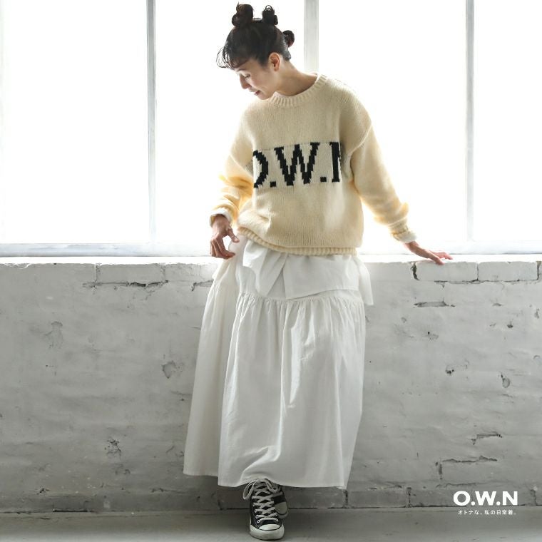 O.W.NO.W.Nのざっくり編みニット | soulberry