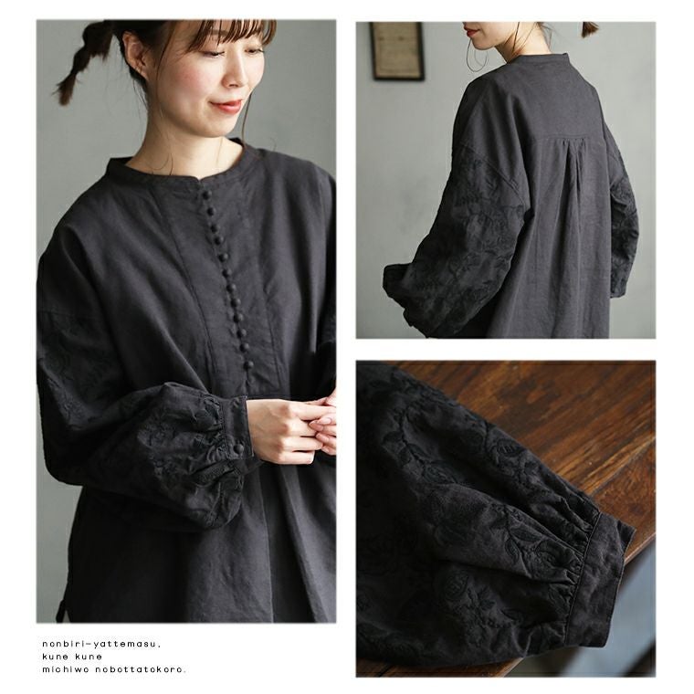 はちみつ堂味わい刺繍ブラウス | soulberry