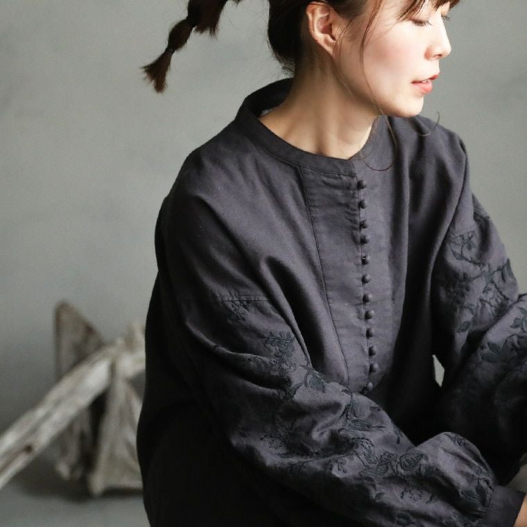 はちみつ堂味わい刺繍ブラウス | soulberry