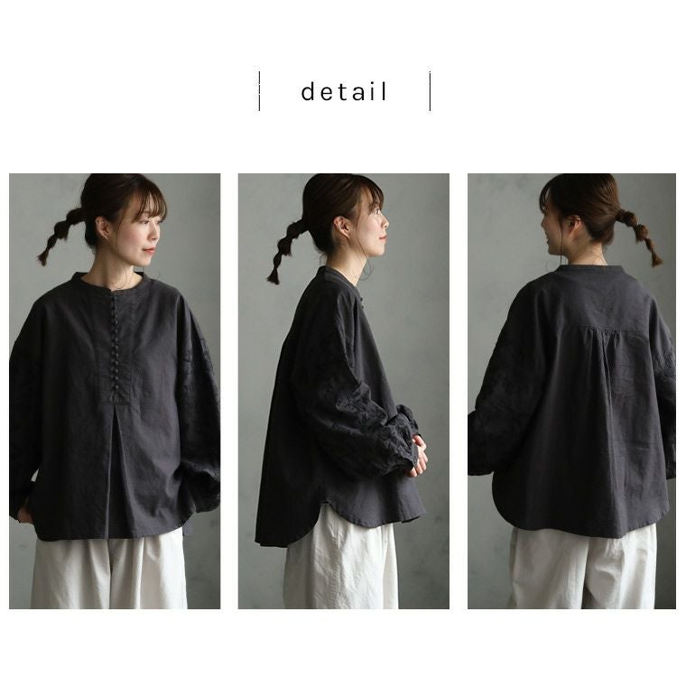 はちみつ堂味わい刺繍ブラウス | soulberry