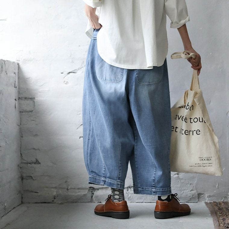 店長がつくったデニムもぽわんと9分丈ワイドパンツ | soulberry