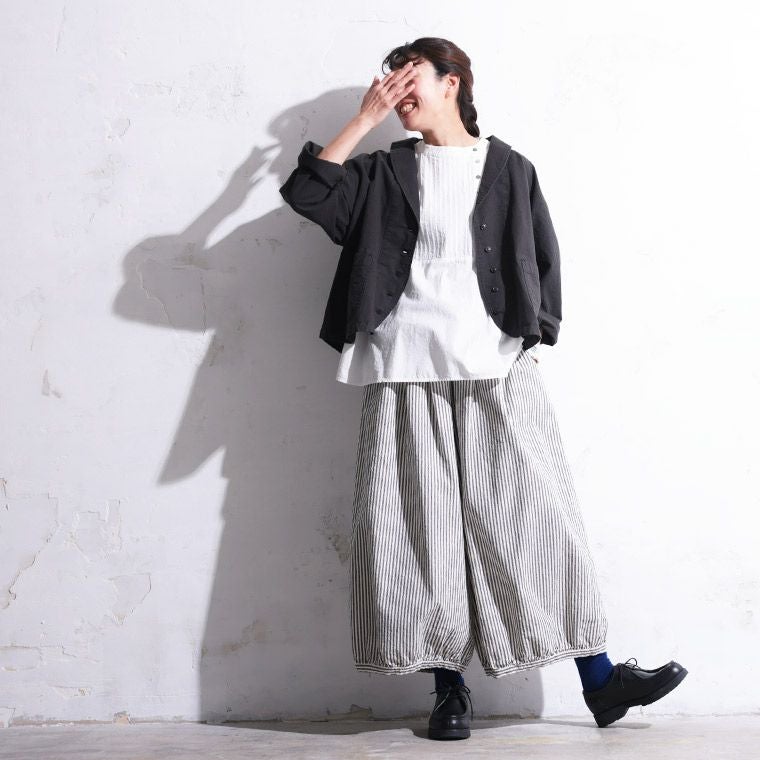 RaKMACKA(レックマッカ)キャンディーストライプなガウチョパンツ