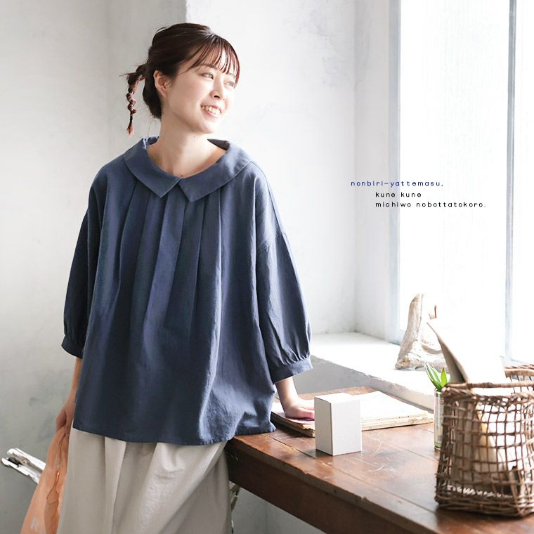 はちみつ堂かさね襟のブラウス | soulberry