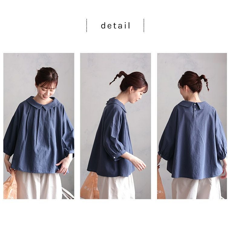 はちみつ堂かさね襟のブラウス | soulberry