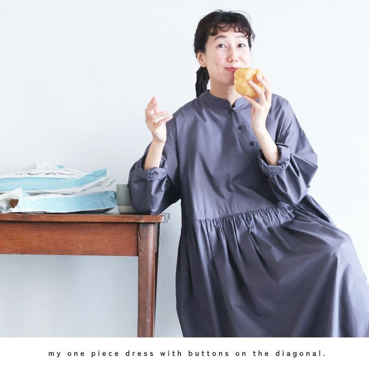 me］私のななめボタンなワンピース | soulberry