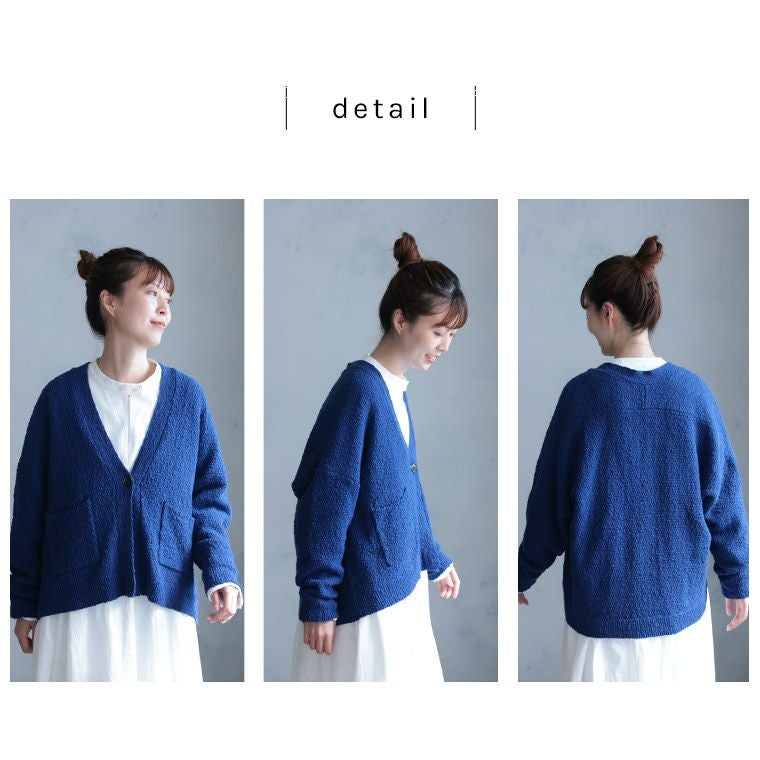 フォクシー✨アンサンブル カーディガン ツインニット サックスブルー 40 サマーニットカーディガン[品番：IGAW0002113]｜axes femme