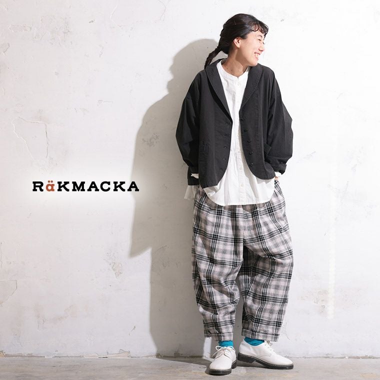 RÄKMACKA レックマッカ パンナコッタのチェックなパンツ ソウルベリー RaKMACKA(レックマッカ)パンナコッタのチェックなパンツ | soulberry