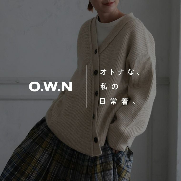O.W.N遊びゴコロなボタンのニット | soulberry