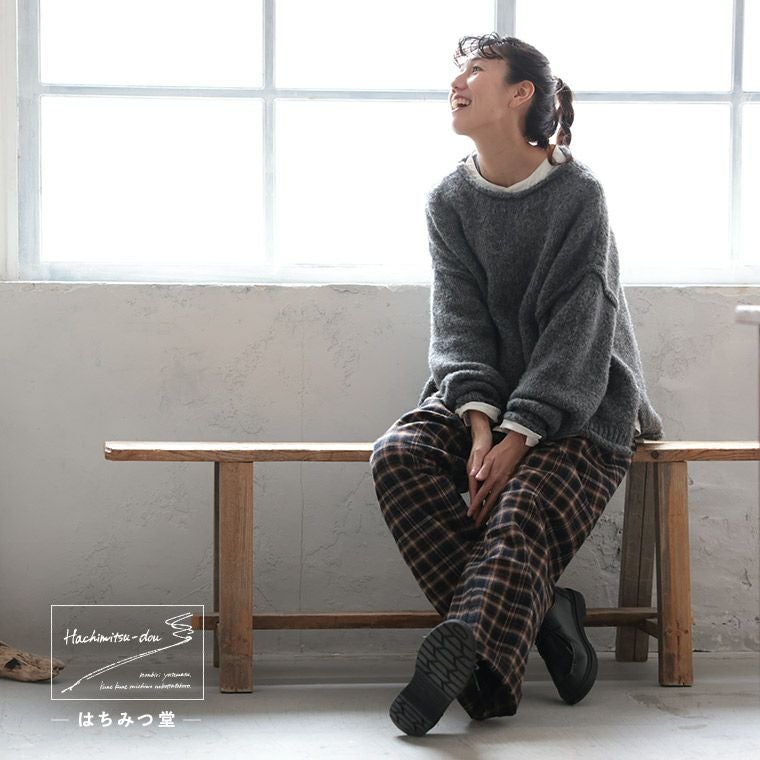 はちみつ堂もみの木のチェックパンツ | soulberry はちみつ堂もみの木のチェックパンツ | soulberry