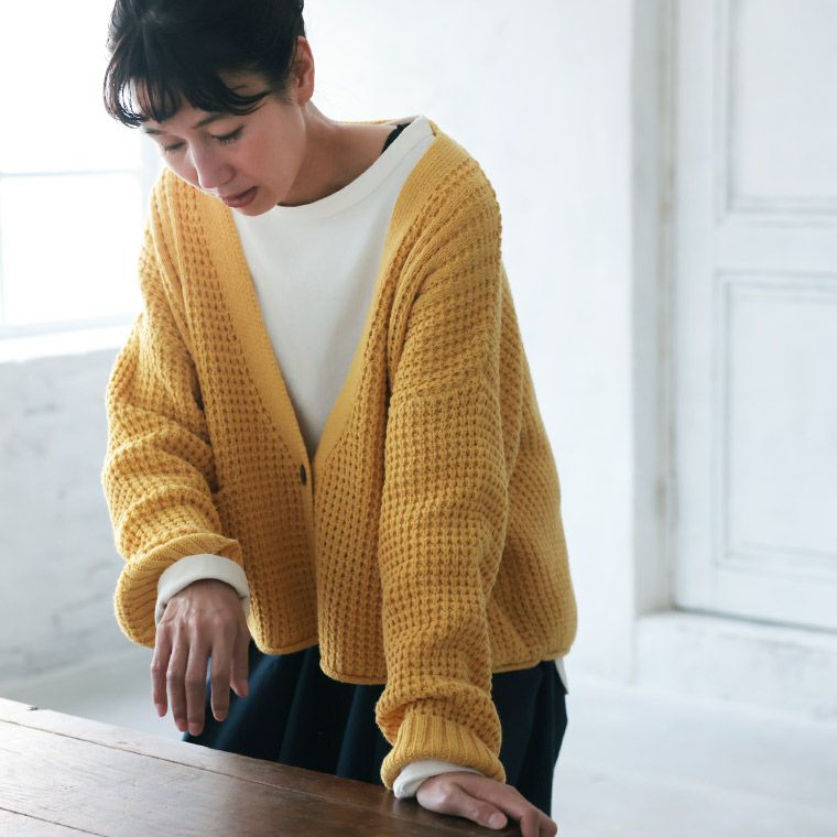 はちみつ堂ゆず色カーディガン | soulberry