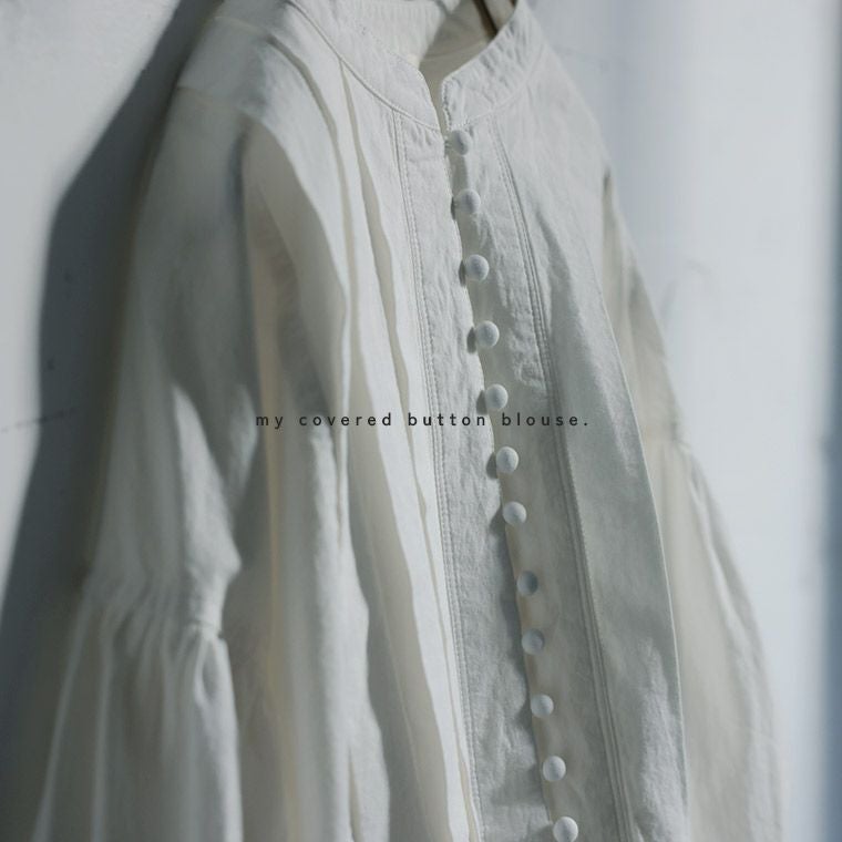 me］私のくるみ釦ブラウス | soulberry