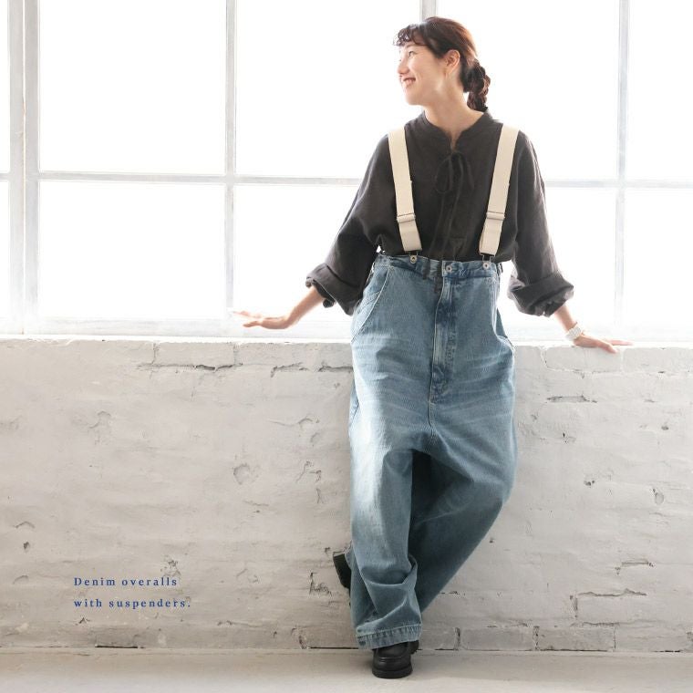 サスペンダーなデニムのサロペット | soulberry