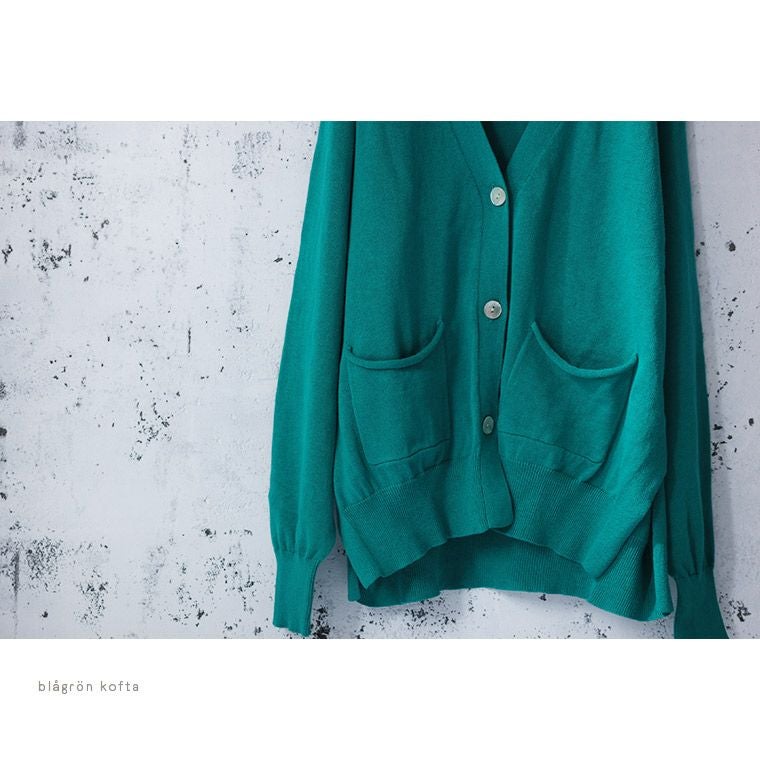 RaKMACKA(レックマッカ)ブルーグリーンのカーディガン | soulberry