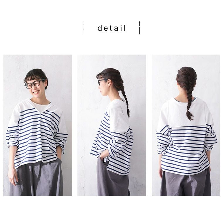 ella ボーダーセーラーカットソー　♡ Ella | ファッション通販サイト NUGU