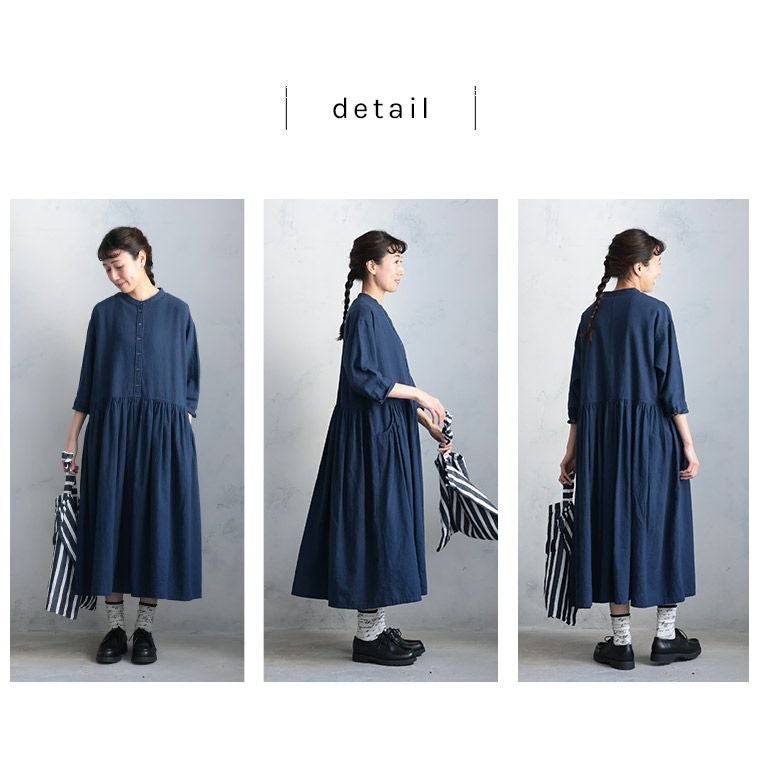 あしたのふくまいにち寄り添う、藍色のワンピース。 | soulberry あしたのふくまいにち寄り添う、藍色のワンピース。 | soulberry
