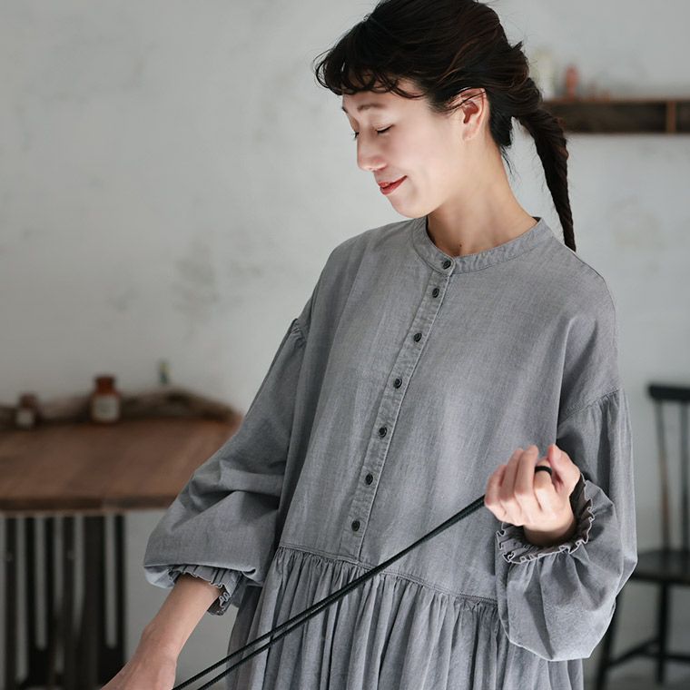 ふくろうと月はいいろフクロウのワンピース | soulberry