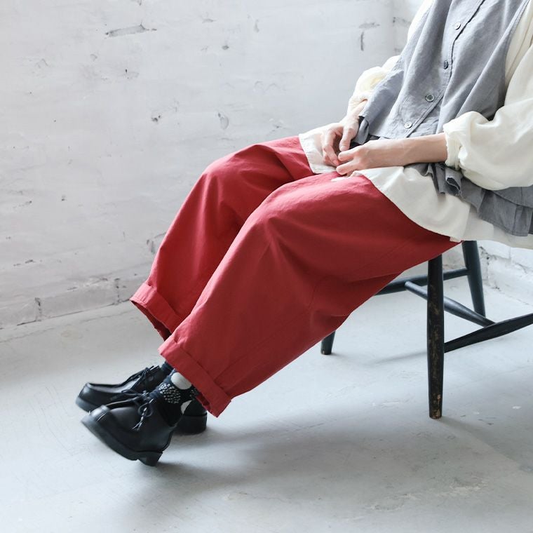 店長がつくった「なつめ色」の9分丈パンツ | soulberry