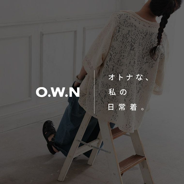 O.W.N透かし編みのシャツ | soulberry