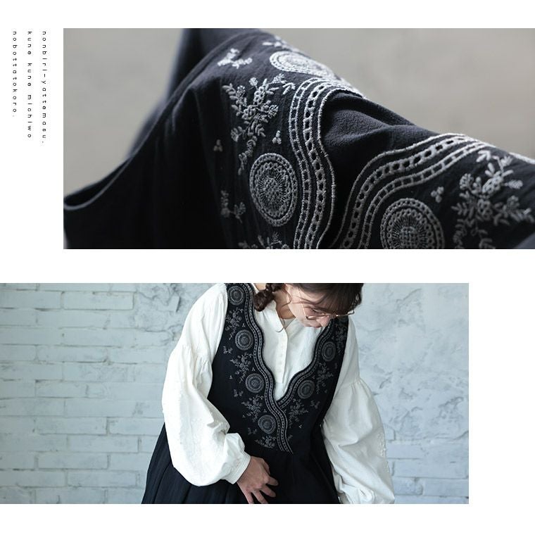 はちみつ堂たっぷり刺繍のワンピース | soulberry