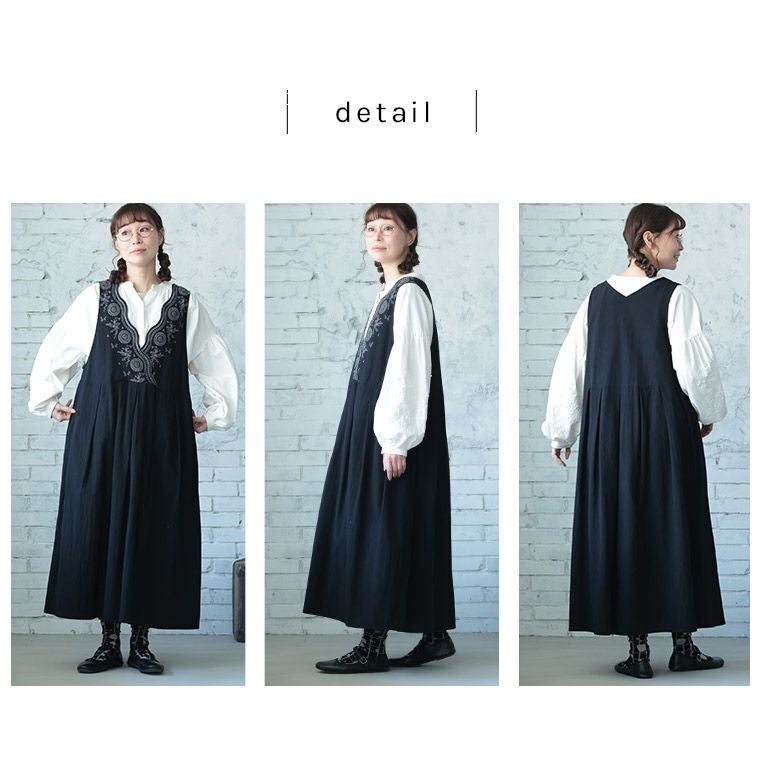 はちみつ堂たっぷり刺繍のワンピース | soulberry