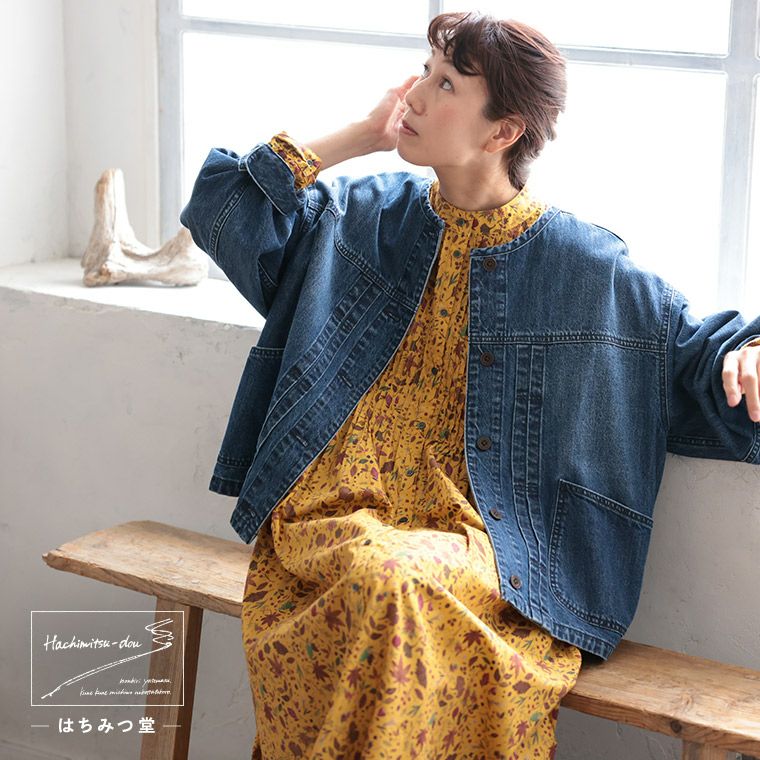 【未使用新品】【公式在庫切れ】はちみつ堂ひとなつっこいデニムジャケットM はちみつ堂ひとなつっこいデニムジャケット | soulberry