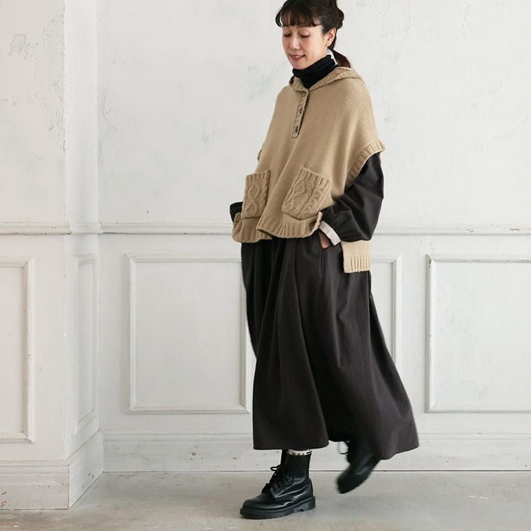 Oldderby Knitwear 別注クリケットケーブルニットベスト セール】 Oldderby Knitwear: コットン クリケット ニット ベスト