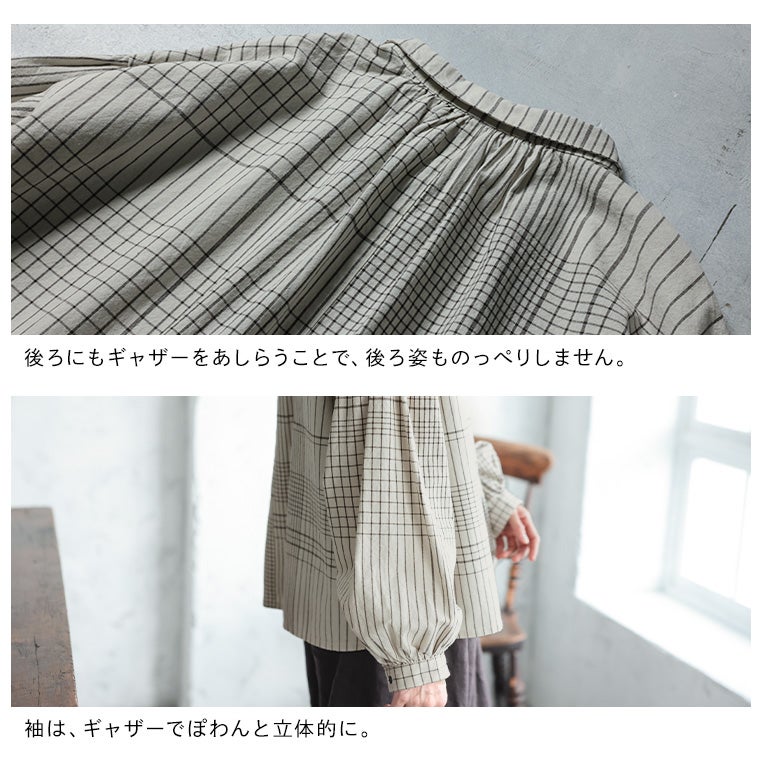 GREED☆ Argyle Check Jacquardブラウス　新品未使用 ブリードの森ポルカチェックのブラウス | soulberry