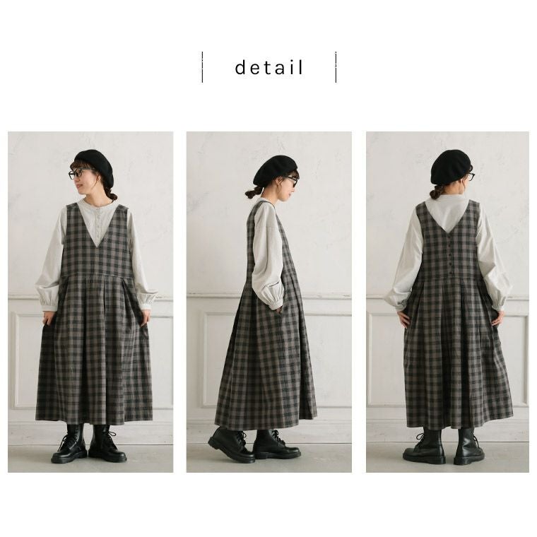 O.W.Nモノトーンなチェックのジャンスカ | soulberry