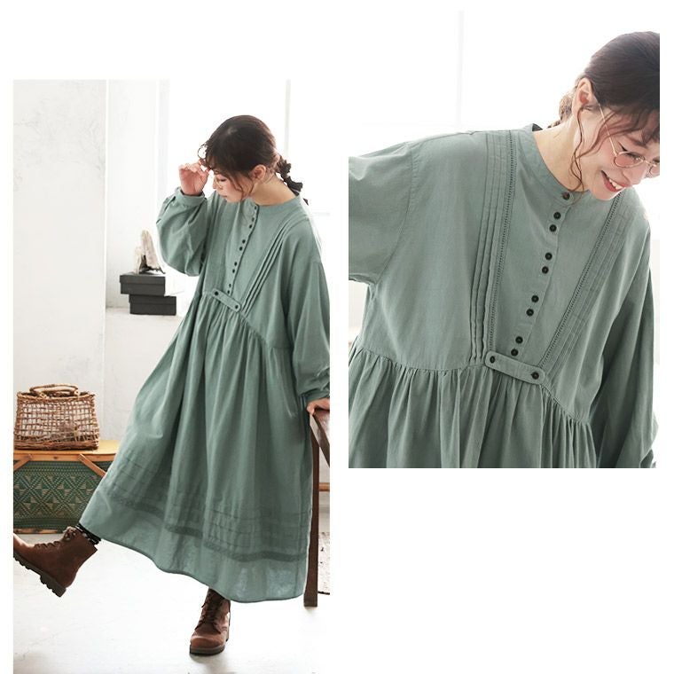 ブリードの森アーモンドグリーンのワンピース | soulberry