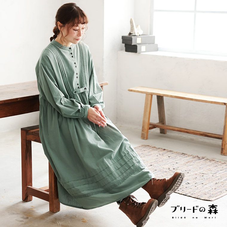 ブリードの森アーモンドグリーンのワンピース | soulberry