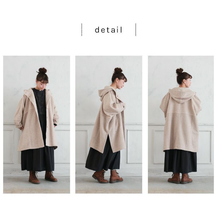 わがまま別注」ふわっとかぶるだけのシロヤギポンチョ | soulberry