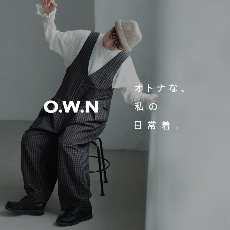 O.W.Nギンガムチェックのサロペット | soulberry