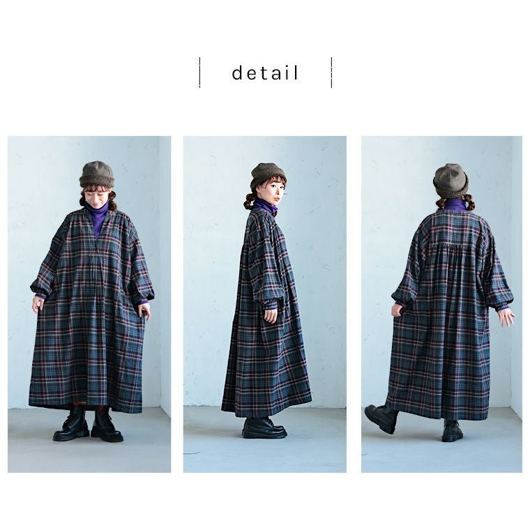 O.W.N「わがまま別注」秋へ踏み出すチェックのワンピース | soulberry