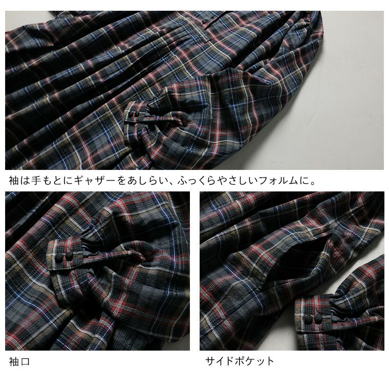 O.W.N「わがまま別注」秋へ踏み出すチェックのワンピース | soulberry