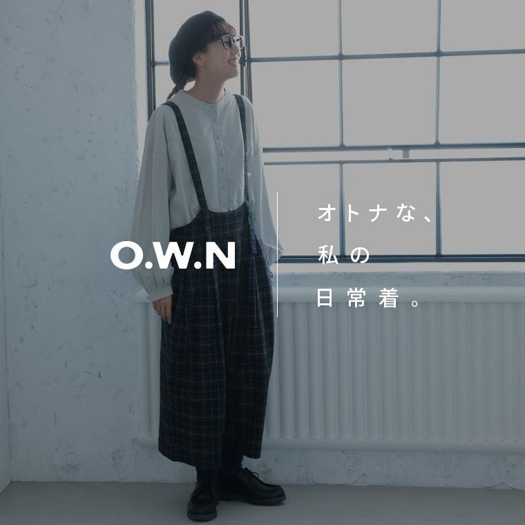 O.W.Nおとなチェックのサロペット | soulberry