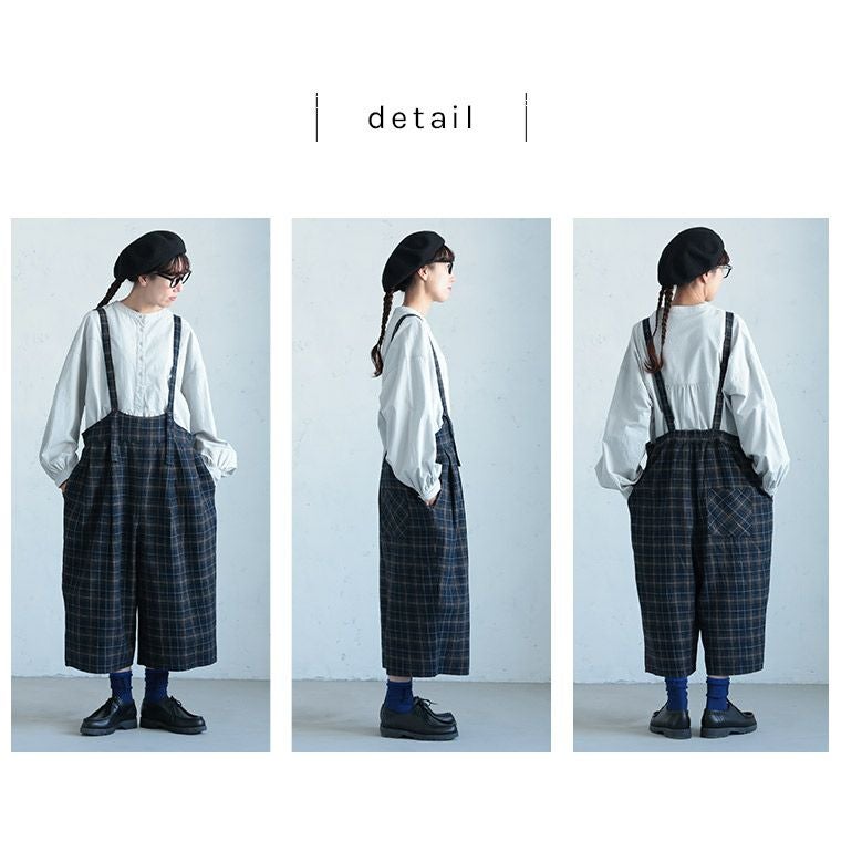 O.W.Nおとなチェックのサロペット | soulberry