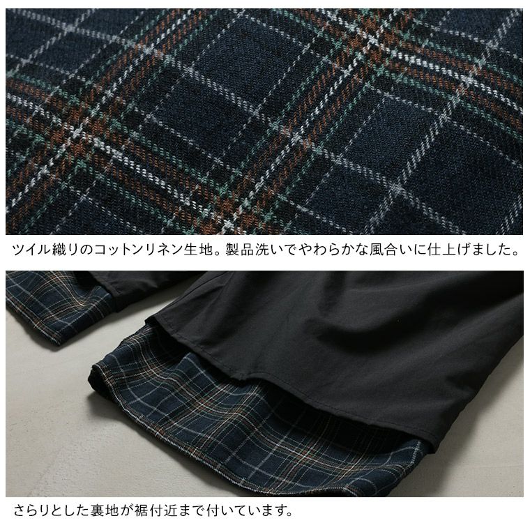 O.W.Nおとなチェックのサロペット | soulberry