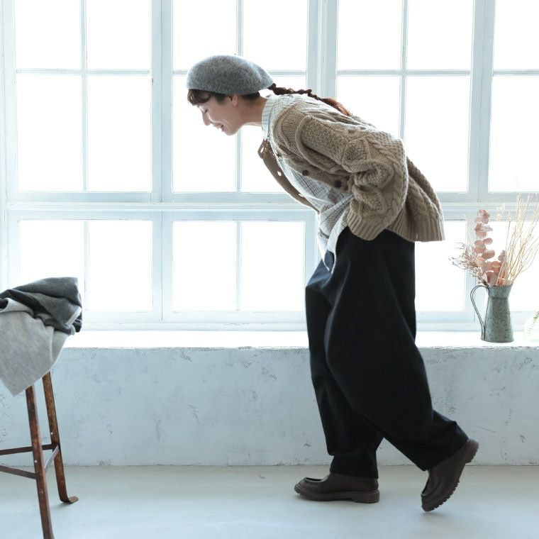 冬でもこなれるコクーンパンツ | soulberry