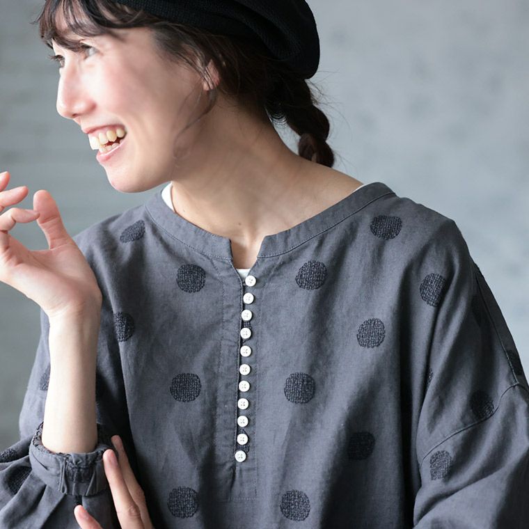 はちみつ堂「わがまま別注」ふわっと結ぶ「大人にも馴染むドット」の