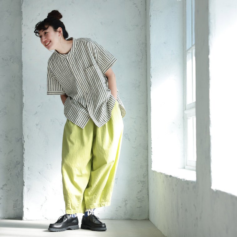 3月上旬より順次出荷】店長がつくった、暑がりな私のライムなパンツ