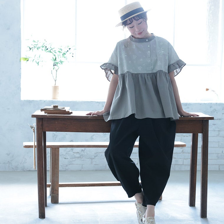 はちみつ堂若草摘みのブラウス | soulberry