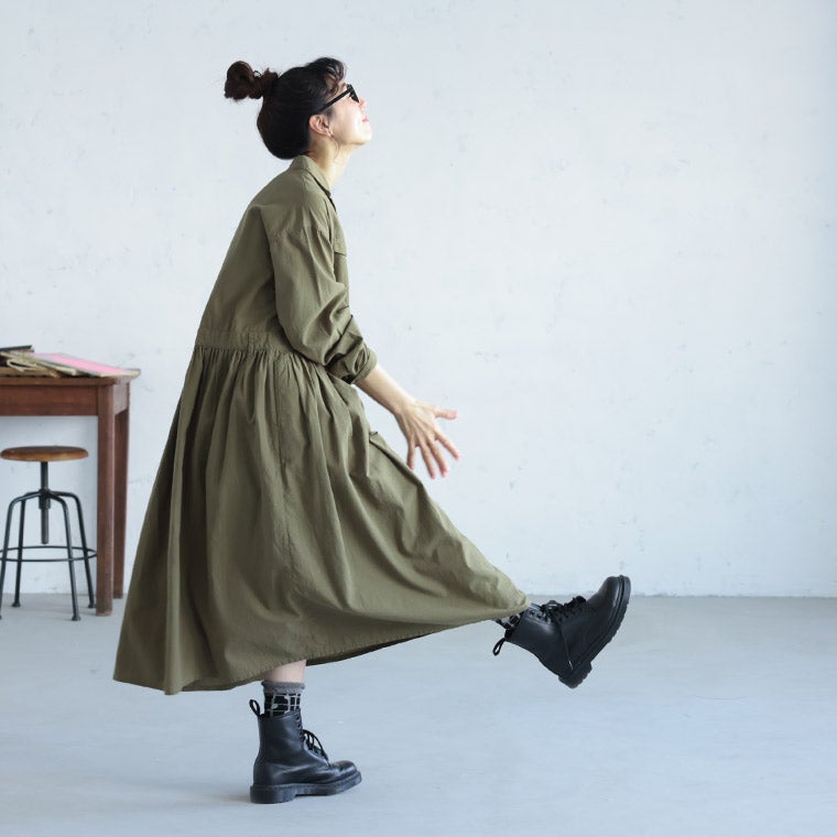 me］私のつなぎ仕立てのワンピース | soulberry