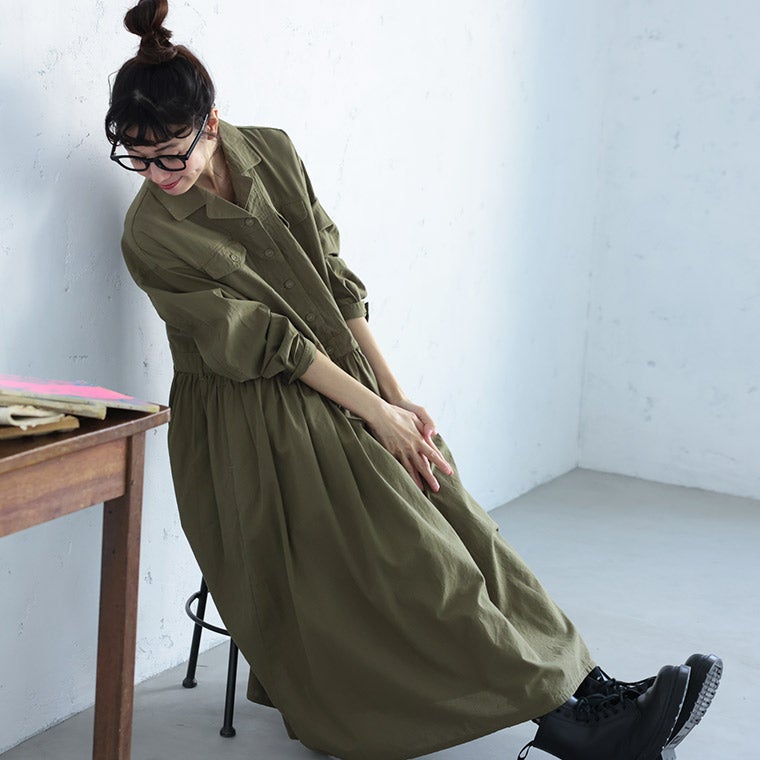 me］私のつなぎ仕立てのワンピース | soulberry