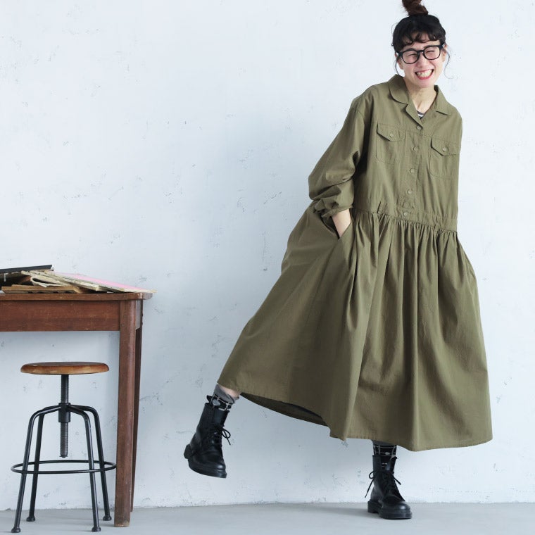 me］私のつなぎ仕立てのワンピース | soulberry